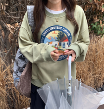 画像をギャラリービューアに読み込む, 【50%オフ】チーズケーキを買いに行く日のグラフィックスウェット_N1531