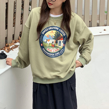 画像をギャラリービューアに読み込む, 【50%オフ】チーズケーキを買いに行く日のグラフィックスウェット_N1531