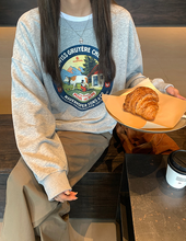 画像をギャラリービューアに読み込む, 【50%オフ】チーズケーキを買いに行く日のグラフィックスウェット_N1531