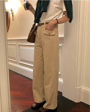画像をギャラリービューアに読み込む, 【40%オフ】おしゃれな彼に褒められたフラップポケットストレートパンツ_N1559