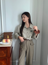 画像をギャラリービューアに読み込む, 【40%オフ】おしゃれな彼に褒められたフラップポケットストレートパンツ_N1559