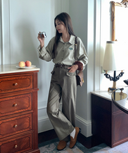 画像をギャラリービューアに読み込む, 【40%オフ】おしゃれな彼に褒められたフラップポケットストレートパンツ_N1559