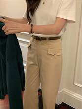 画像をギャラリービューアに読み込む, 【40%オフ】おしゃれな彼に褒められたフラップポケットストレートパンツ_N1559