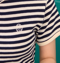 画像をギャラリービューアに読み込む, パリのカフェでブランチした日のワッフルボーダーTシャツ_N2121