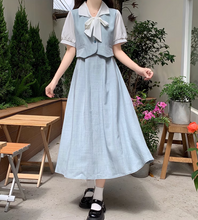 画像をギャラリービューアに読み込む, 秘密の庭園で出会ったあの子のリボンタイワンピース_N2212