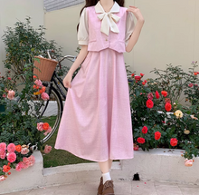 画像をギャラリービューアに読み込む, 秘密の庭園で出会ったあの子のリボンタイワンピース_N2212