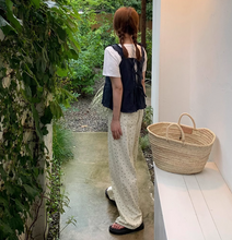 画像をギャラリービューアに読み込む, おしゃれなあの子が着ていたバックリボンビスチェトップス_N2672