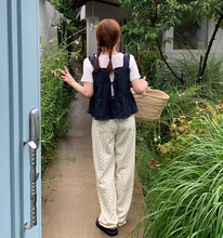 画像をギャラリービューアに読み込む, おしゃれなあの子が着ていたバックリボンビスチェトップス_N2672