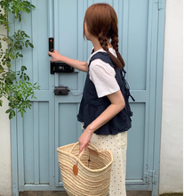 画像をギャラリービューアに読み込む, おしゃれなあの子が着ていたバックリボンビスチェトップス_N2672