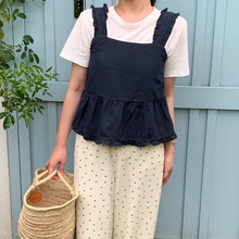 画像をギャラリービューアに読み込む, おしゃれなあの子が着ていたバックリボンビスチェトップス_N2672