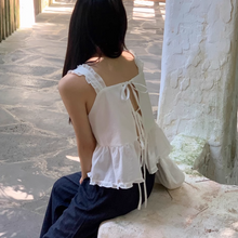 画像をギャラリービューアに読み込む, おしゃれなあの子が着ていたバックリボンビスチェトップス_N2672