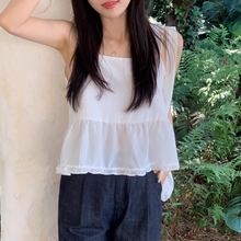画像をギャラリービューアに読み込む, おしゃれなあの子が着ていたバックリボンビスチェトップス_N2672