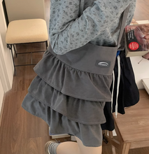 画像をギャラリービューアに読み込む, コットンキャンディーが好きな女の子のフリルトートバッグ_N3487