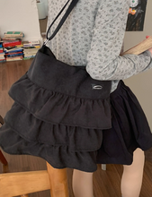 画像をギャラリービューアに読み込む, コットンキャンディーが好きな女の子のフリルトートバッグ_N3487