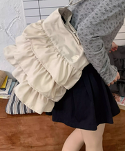 画像をギャラリービューアに読み込む, コットンキャンディーが好きな女の子のフリルトートバッグ_N3487