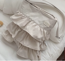 画像をギャラリービューアに読み込む, コットンキャンディーが好きな女の子のフリルトートバッグ_N3487