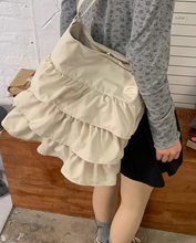 画像をギャラリービューアに読み込む, コットンキャンディーが好きな女の子のフリルトートバッグ_N3487