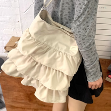 画像をギャラリービューアに読み込む, コットンキャンディーが好きな女の子のフリルトートバッグ_N3487