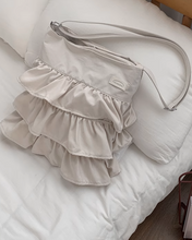 画像をギャラリービューアに読み込む, コットンキャンディーが好きな女の子のフリルトートバッグ_N3487