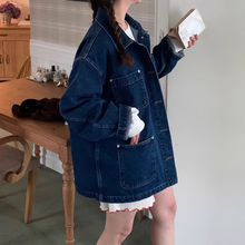 画像をギャラリービューアに読み込む, オシャレな彼に貸してもらったオーバーサイズデニムジャケット_N3493