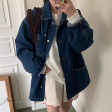 画像をギャラリービューアに読み込む, オシャレな彼に貸してもらったオーバーサイズデニムジャケット_N3493