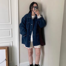 画像をギャラリービューアに読み込む, オシャレな彼に貸してもらったオーバーサイズデニムジャケット_N3493