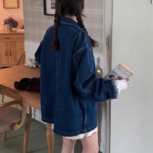 画像をギャラリービューアに読み込む, オシャレな彼に貸してもらったオーバーサイズデニムジャケット_N3493