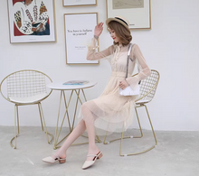 画像をギャラリービューアに読み込む, パリのカフェテラスでクロワッサンの香りに包まれた朝の厚底サンダル_K0029