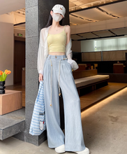 画像をギャラリービューアに読み込む, 南国の楽園で心をほどくような心地よさのワイドパンツ_K0057