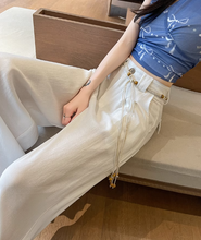 画像をギャラリービューアに読み込む, 南国の楽園で心をほどくような心地よさのワイドパンツ_K0057