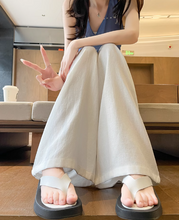 画像をギャラリービューアに読み込む, 南国の楽園で心をほどくような心地よさのワイドパンツ_K0057