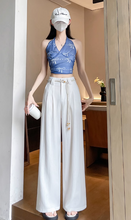 画像をギャラリービューアに読み込む, 南国の楽園で心をほどくような心地よさのワイドパンツ_K0057