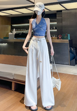 画像をギャラリービューアに読み込む, 南国の楽園で心をほどくような心地よさのワイドパンツ_K0057