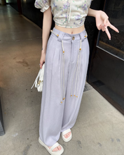 画像をギャラリービューアに読み込む, 南国の楽園で心をほどくような心地よさのワイドパンツ_K0057