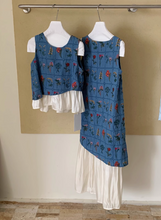 画像をギャラリービューアに読み込む, 草花の標本をそっとまとうノースリーブトップス_K0063