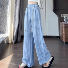 画像をギャラリービューアに読み込む, 真夏の風が肌をすり抜けるような軽やかワイドパンツ_K0067