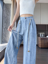画像をギャラリービューアに読み込む, 真夏の風が肌をすり抜けるような軽やかワイドパンツ_K0067