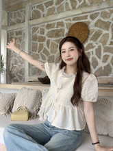 画像をギャラリービューアに読み込む, ハワイのコンドミニアムで過ごす朝にぴったりのブラウス_K0076