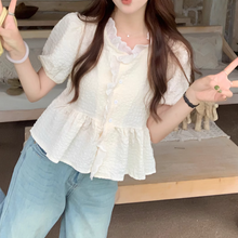 画像をギャラリービューアに読み込む, ハワイのコンドミニアムで過ごす朝にぴったりのブラウス_K0076