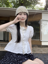 画像をギャラリービューアに読み込む, ハワイのコンドミニアムで過ごす朝にぴったりのブラウス_K0076