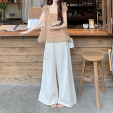 画像をギャラリービューアに読み込む, 花びらみたいなふわもこブラウスで、恋が始まる日のコーデセット_K0094