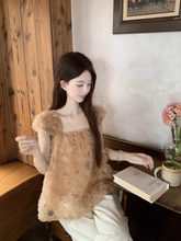 画像をギャラリービューアに読み込む, 花びらみたいなふわもこブラウスで、恋が始まる日のコーデセット_K0094