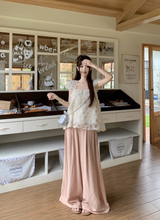 画像をギャラリービューアに読み込む, 花びらみたいなふわもこブラウスで、恋が始まる日のコーデセット_K0094