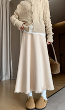 画像をギャラリービューアに読み込む, ニットの温度で優しく包まれる、アトリエ通いのスカート_K0134