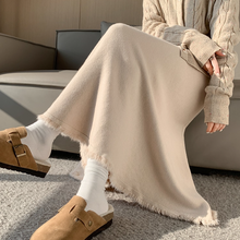 画像をギャラリービューアに読み込む, ニットの温度で優しく包まれる、アトリエ通いのスカート_K0134