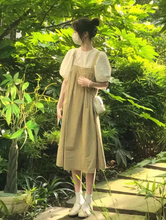 画像をギャラリービューアに読み込む, 夏の風に髪をなびかせ、彼と手を繋いだ木漏れ日デートワンピース_K0151