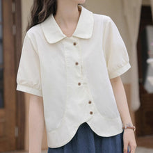 画像をギャラリービューアに読み込む, 秋風に誘われて古書店を訪れる午後の丸襟ブラウス_K0183