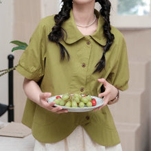 画像をギャラリービューアに読み込む, 秋風に誘われて古書店を訪れる午後の丸襟ブラウス_K0183