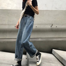 画像をギャラリービューアに読み込む, 赤いほっぺがチャームポイントなあの子のストレートデニムパンツ_N3466