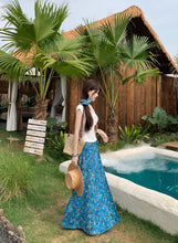 画像をギャラリービューアに読み込む, 水彩画みたいににじんだ恋の記憶スカート_K0163